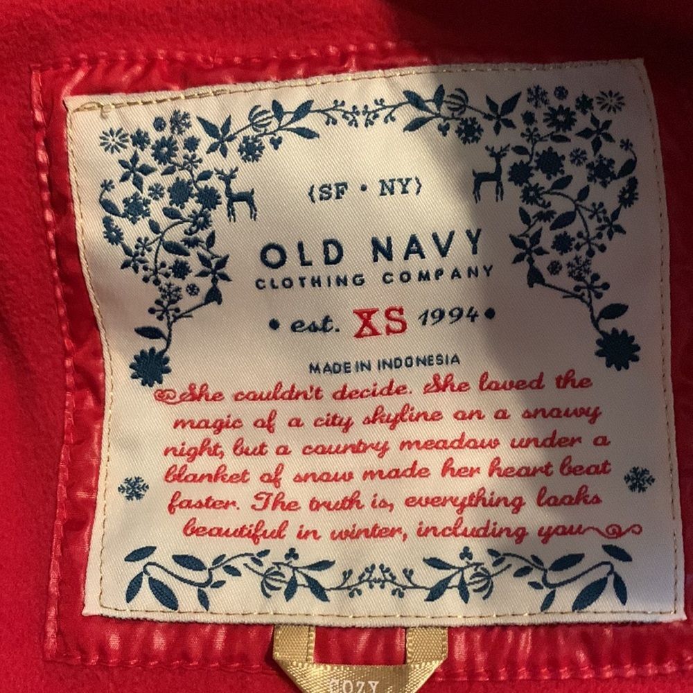 OLD NAVY puffer Vest- size XS- 2/4 - Picture 3 of 11